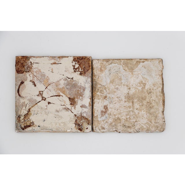 17th-18th Century Set of Two Delft Tiles, Earthenware For Sale - Image 12 of 12