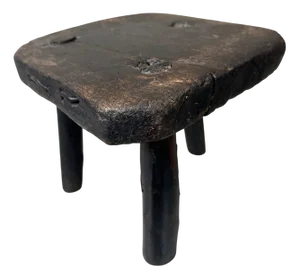 Vintage Brutalist Stool, 1950s