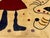 Mid 20th Century French Artistic Designed After J. Miro Rug 6'0" X 6'7'' For Sale In New York - Image 6 of 12