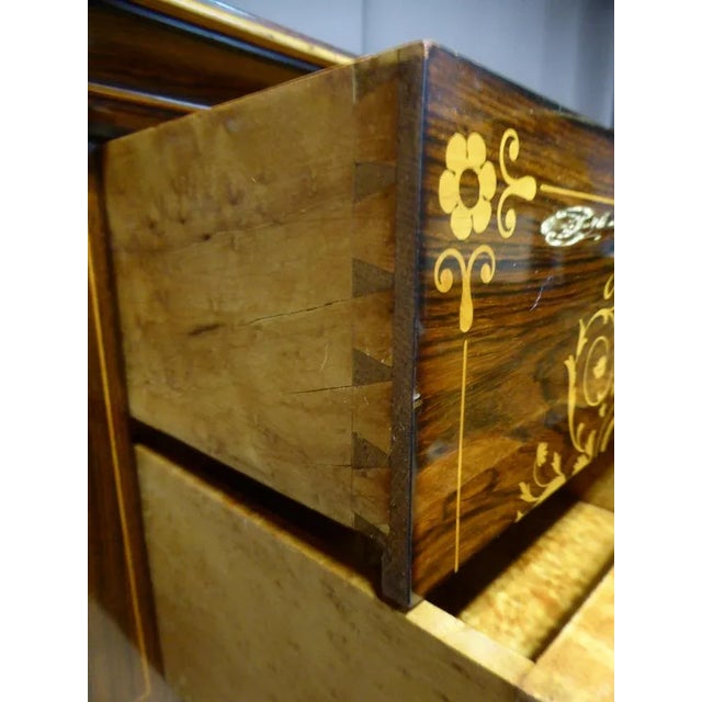 Antique French Rosewood Side Table For Sale - Image 5 of 13