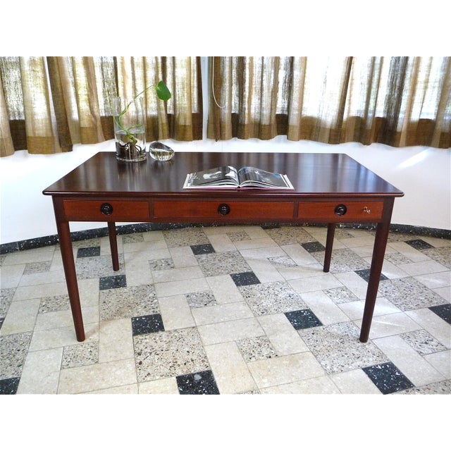 Mahogany Desk by Hans J. Wegner for PP Møbler For Sale - Image 17 of 18