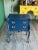 French Provincial Late 20th Century French Provincial Style Blue Nightstand For Sale - Image 3 of 7