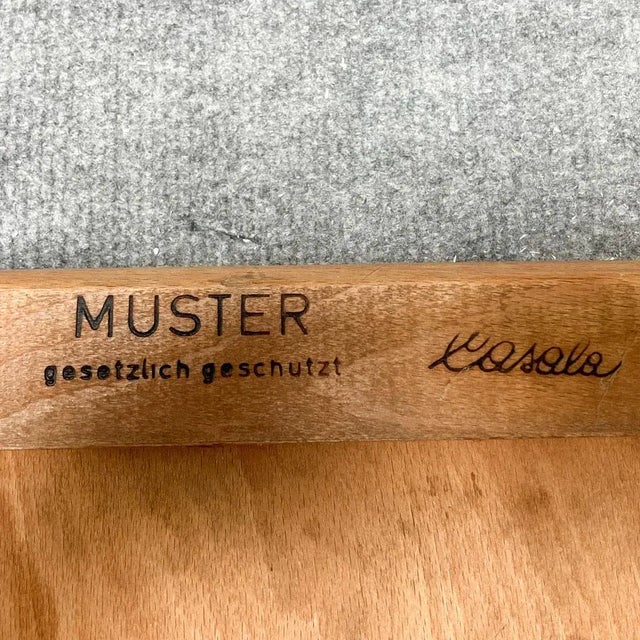 Stacking Chair in Beech from Casala, 1950s For Sale - Image 12 of 13