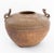 Chinese Han Dynasty Stoneware Storage Vessel, with two applied animal form handles. 10" H x 12.5" Diameter. Provenance:...