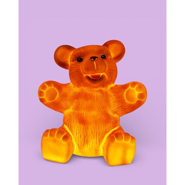 Vintage Teddy Bear Lamp from Heico, 1980s For Sale - Image 3 of 15