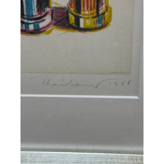 Paper Wayne Thiebaud Lipsticks Print, Signed For Sale - Image 7 of 12