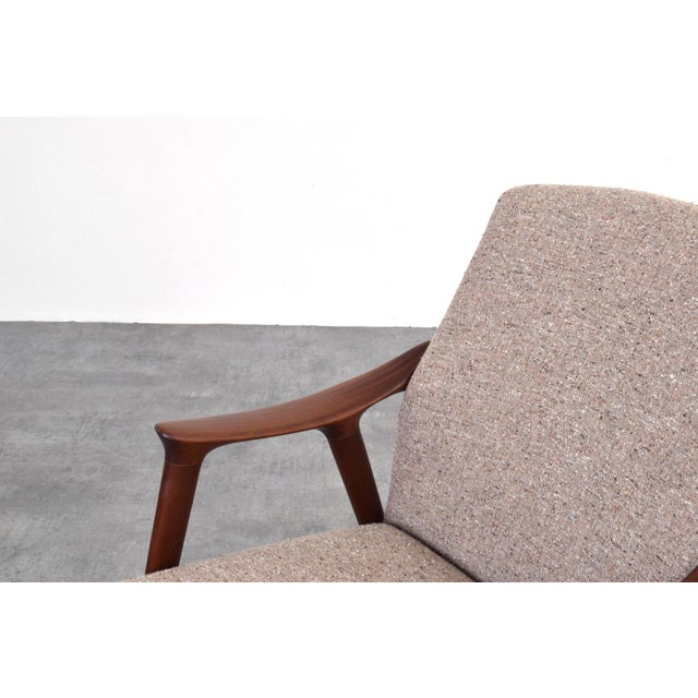 Mid-Century Teak and Bouclé Tenor Armchair from Møre Lenestolfabrikk, 1960s For Sale - Image 9 of 12
