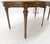 Wood Round Racetrack w/ Two Large Leaves Carved Olive Finish Dining Table MINT! For Sale - Image 7 of 13