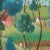 Mid Century Haitian Painting of a Village For Sale In West Palm - Image 6 of 8