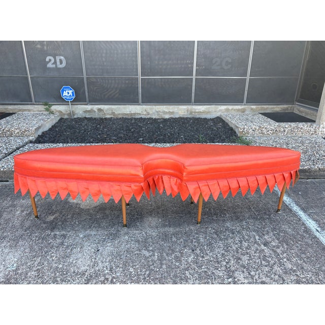 1960s Long Mid-Century William Haines Arrowhead Bench For Sale - Image 5 of 13