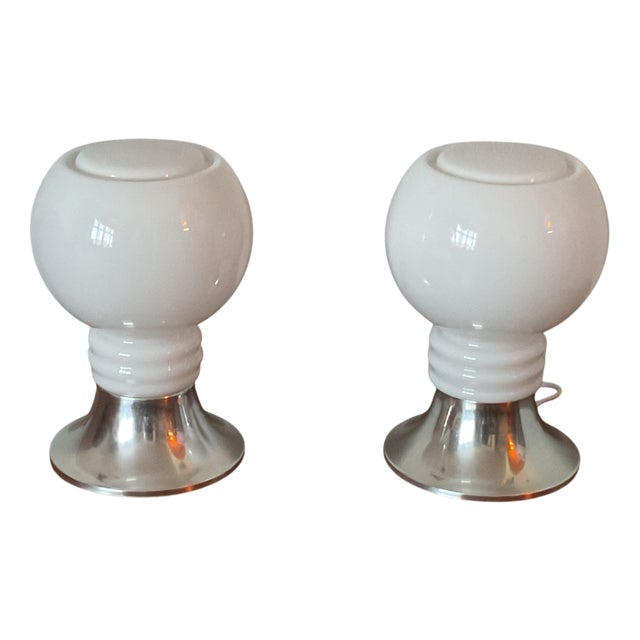 Vintage Murano Glass Table Lamp, 1960s For Sale