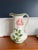 Early 20th Century Vintage Furnivals Hand Painted Rose Water Jug Pitcher For Sale - Image 5 of 9