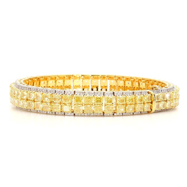 Fancy Yellow Bracelet For Sale - Image 9 of 12