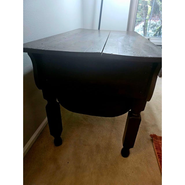 Antique Oak Baker's Table (C1890–1930) For Sale - Image 9 of 18