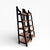 Pair of Mid-Century Wood and Woven Rush Etageres, 20th Century For Sale - Image 15 of 18