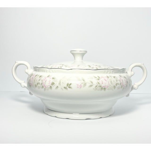 1980s Sheffield “Classic, 501” 8-Piece Bone China Dinnerware Serving Hostess Set For Sale - Image 11 of 12