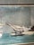 1970s 1970s Signed and Framed Seascape Painting of Boat For Sale - Image 5 of 10