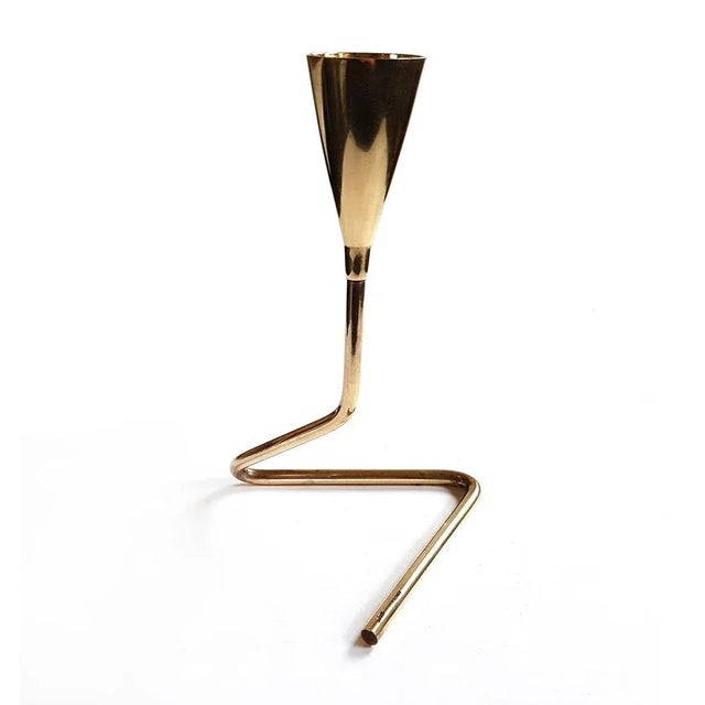 Brass Candleholder by Carl Auböck for Werkstätte Carl Auböck, 1950s For Sale - Image 6 of 10