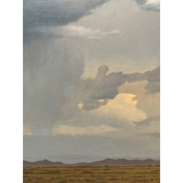 David Gordinier's Brewing Storm Original Oil on Canvas Painting, Signed For Sale - Image 10 of 12