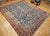 19th Century Hand-Knotted Persian Heriz Serapi Rug, Tree of Life, Blue , For Sale - Image 10 of 12