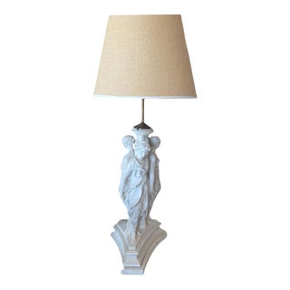 Vintage Italian The Three Graces Table Lamp For Sale