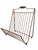 Metal Vintage Mid Century Wire Magazine Rack With Wrapped Handle For Sale - Image 7 of 7