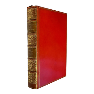 Fine Red Leather Binding - The Picture of Dorian Gray - Gothic and Philosophical Novel by Oscar Wilde 1908