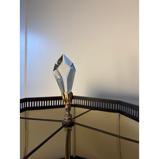 Metal Fine Art Lamps “A Midsummer Night’s Dream” Crystal Table Lamp, Model 172510st For Sale - Image 7 of 13