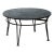 Vintage Woodard Style Outdoor Wrought Iron Round Coffee Table For Sale