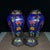 A beautiful pair of Chinese Cloisonné Enamel "General Jars." These vibrant vessels feature a faceted, hexagonal shape. The...