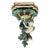 19th Century French Majolica Palissy Wall Bracket Shelf With Putti Merman For Sale