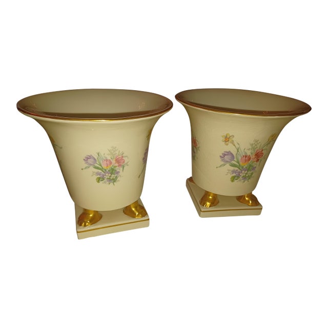 Vintage Cachepots/ Planter Urns For Sale