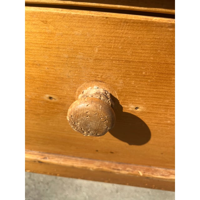 19th Century English Pine Chest of Drawers For Sale - Image 4 of 12