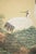 Textile "Cranes and the Big Pine Tree", Showa Era Japanese Silk Scroll Painting For Sale - Image 7 of 17