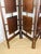Wood Vintage Art Deco 4 Panel Teak Wood Floating Panel Freestanding Room Divider For Sale - Image 7 of 10