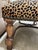 2020s Bed Bench, Kreiss With Nail Heads and Leopard Fabric For Sale - Image 5 of 9