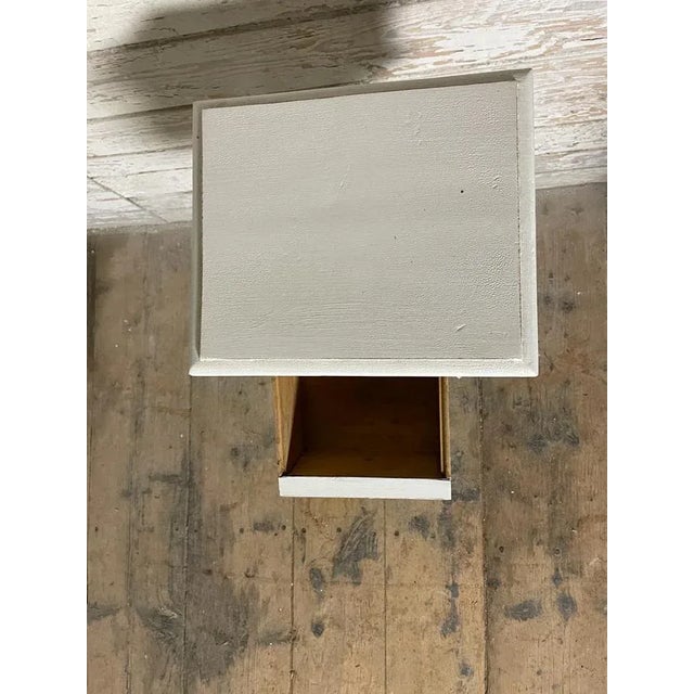 Vintage Side Table in Spruce For Sale - Image 3 of 5