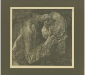 After Vincent Van Gogh, Worn Out (At Eternity's Gate), 1928, Portfolio Print