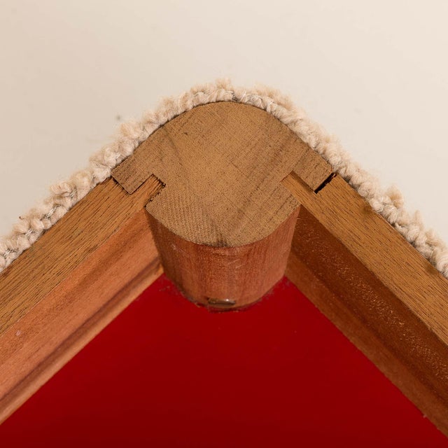 Mid-Century Modern Danish Ottoman, 1960s For Sale - Image 11 of 15