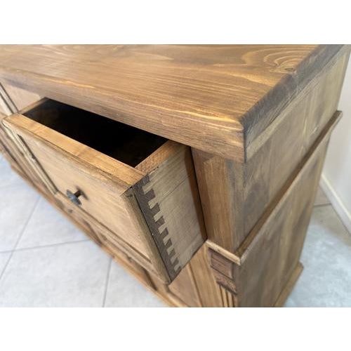 Brown Chest of Drawers in Reclaimed Wood For Sale - Image 8 of 17
