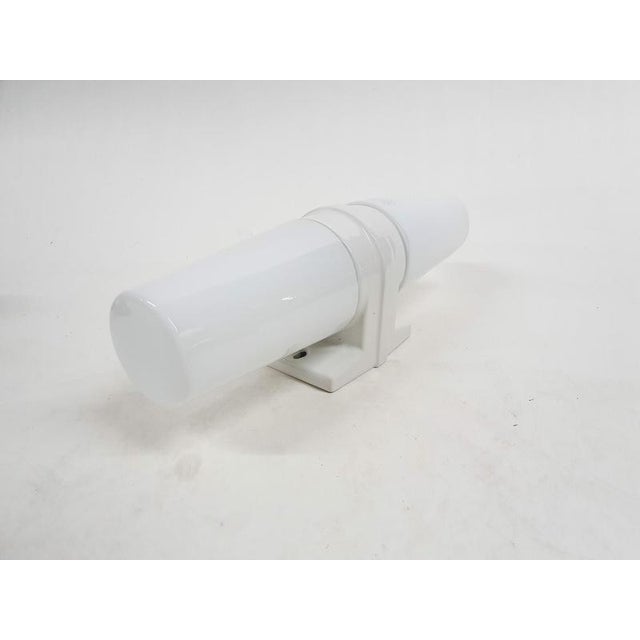 Sigvard Bernadotte White Wall Light by Sigvard Bernadotte for Ifo, Sweden, 1965 For Sale - Image 4 of 6
