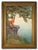 An original 1920s oil painting – Arthur Croft Mitchell, The Orange Dress.A stunning large-scale decorative work by the...
