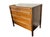 Vintage John Stuart Mid-Century Modern Walnut Four-Drawer Dresser by John Stuart – Walnut Chest With Steel Edge Pulls, Circa 1970s For Sale - Image 6 of 18