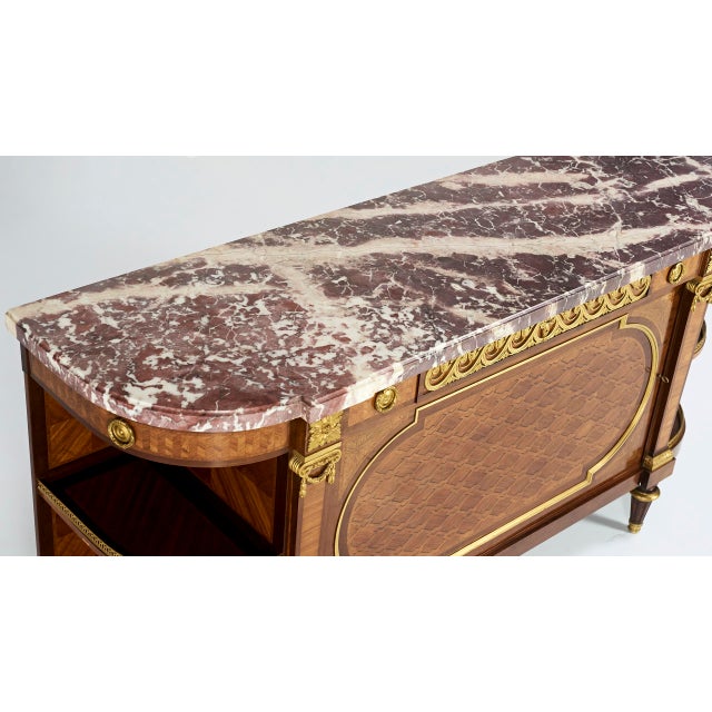 Louis XVI Style Sideboard from Maison Krieger, 1930s For Sale - Image 13 of 18