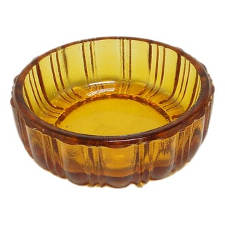 Art Deco Salt Holder from Zabkowice Glassworks, Poland, 1930s For Sale