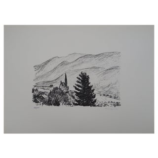 Albert Marquet, Graubünden, 1947, Original Lithograph For Sale