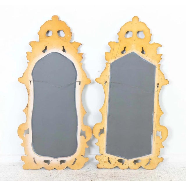 Glass Pair French Style Mirrors For Sale - Image 7 of 7
