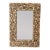 Rustic Fruit Wood Timberwood Wall Mirror For Sale