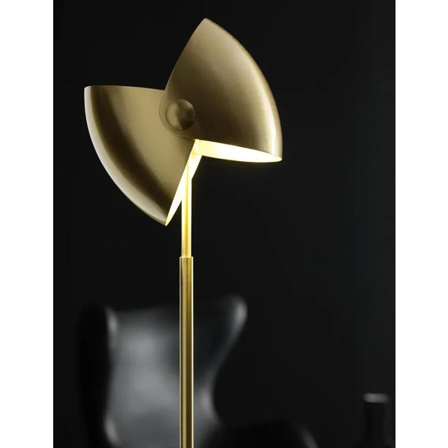 Metal Italian Eirene Brass Pendant Lamps by Esperia, Set of 2 For Sale - Image 7 of 8