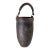 19th Century Rustic Farmhouse Green Painted Leather Fire Bucket For Sale